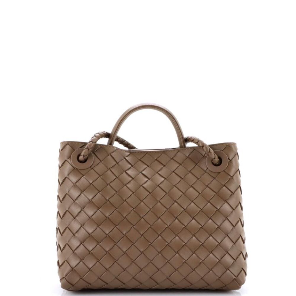 Bottega Veneta Andiamo Top Handle Bag Intrecciato Nappa Small Brown - Picture 3 of 6